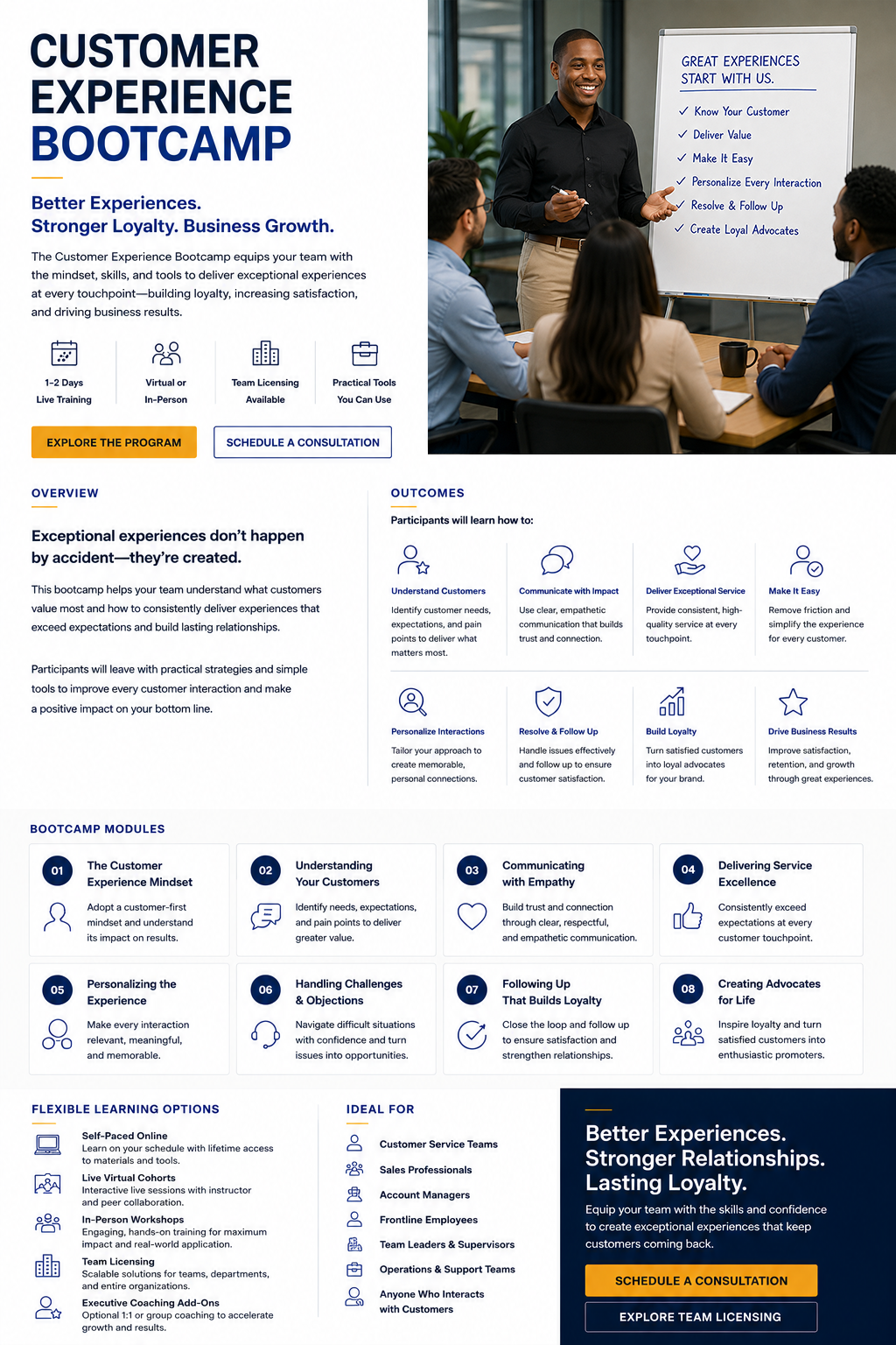 Customer Experience Bootcamp