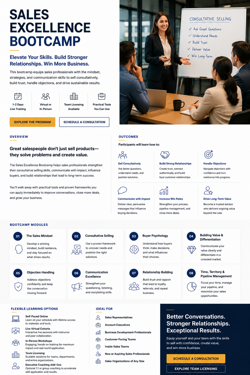 Sales Excellence Bootcamp