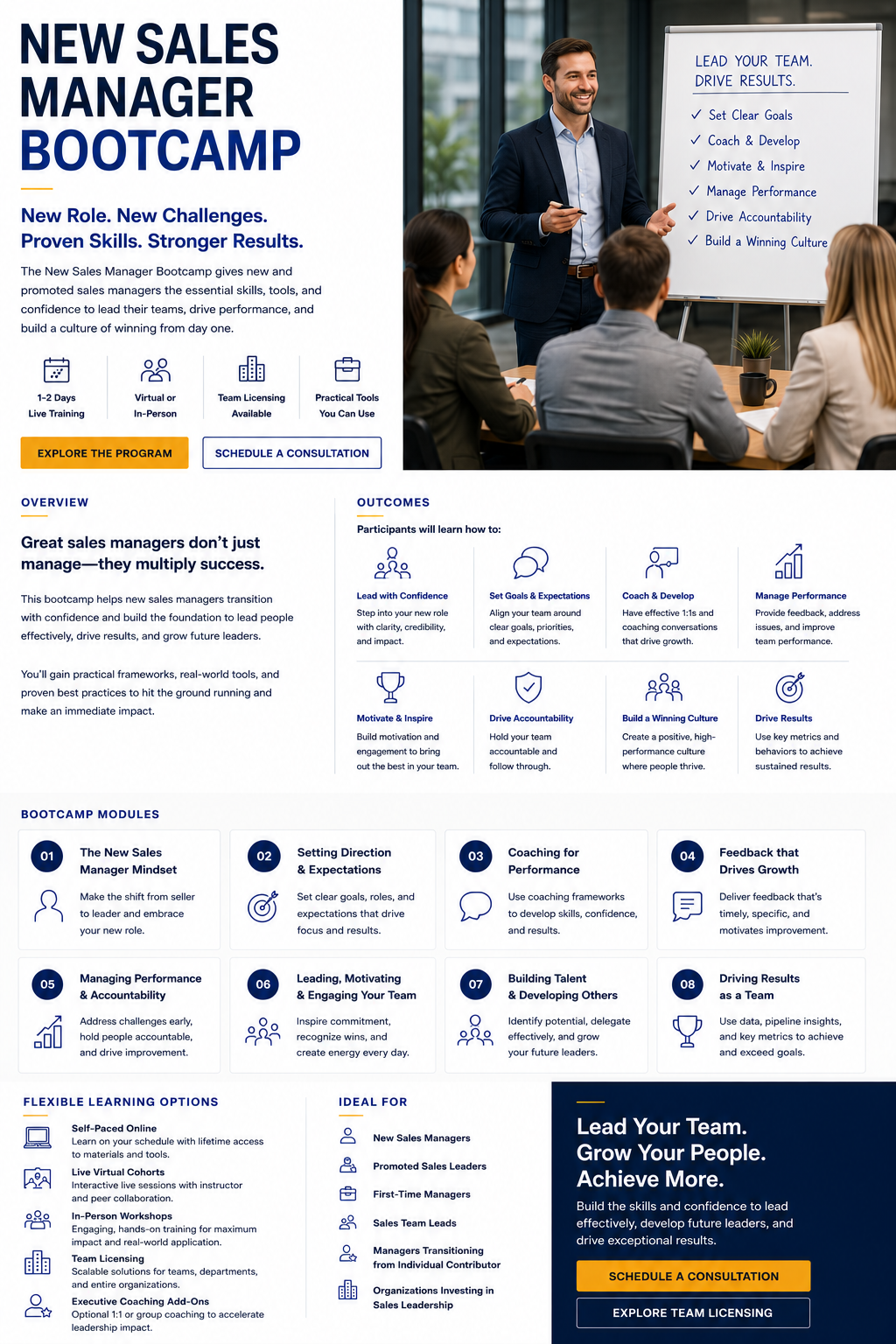 New Sales Manager Bootcamp